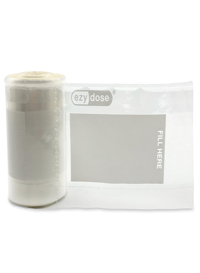 إيزي دوز أكياس تنظيم الأدوية والفيتامينات والحبوب للاستخدام مرة واحدة من إيزي دوز، أكياس صغيرة الحجم وسهلة الاستخدام، 400 كيس، خالية من مادة BPA - Image 1